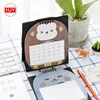 2019 2020 wholesale new model multi-functional cute bear daily calendar