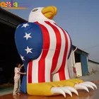 Vivid huge cartoon characters type patriotic inflatable American eagle for event