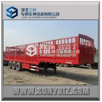 China Hot Sale 3 Axle Flatbed