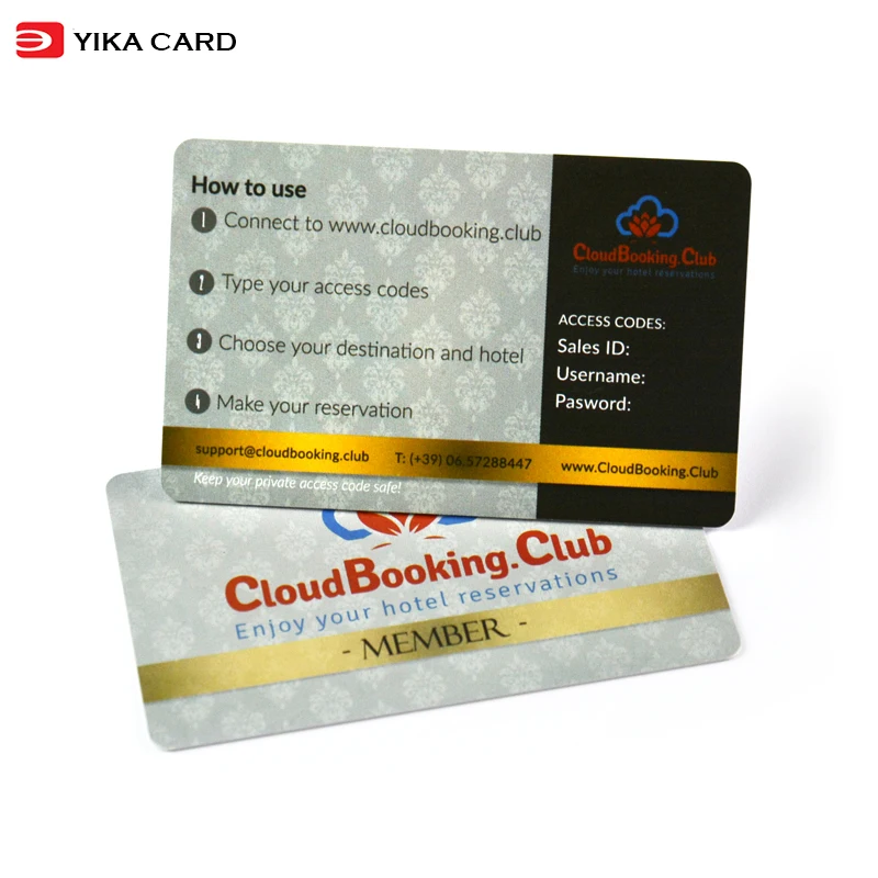 wholesale custom design plastic pvc vip membership card loyalty