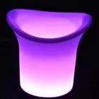New Design Custom Plastic Led Light Ice Bucket