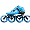 Carbon fiber racing roller shoes 4 100mm 110mm wheels inline speed skates
