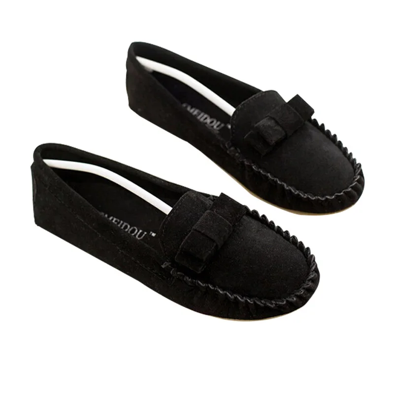 2015 Spring Autumn New Bow Peas Shoes Soft Comfortable Flat Casual Fashion Shoes Women Shoe Wholesale DX2627