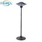 New design 1500W floor type stand halogen patio heater infrared heater thermostat control