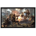 150 inch 16:9 format 6cm width Fixed frame projection screen PVC white soft Projector Screen