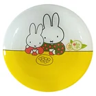 New product Ideas White Yellow Tempered Glass Plates Home Use