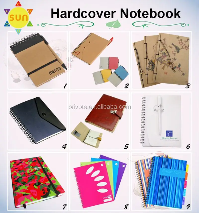 Types Of School Notebooks/daily Planner Diary Notebook/cheap Spiral