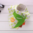 Best selling baby bibs 2019 reusable Baby Bandana Drool Bibs Teething with printing Scarf