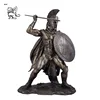 Resin western style life size bronze art foundry casting greek hero greek warrior statue sculpture BSG-163