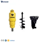 Skid Steer Auger Earth Drill for Ground Anchor bit drill for ground anchor