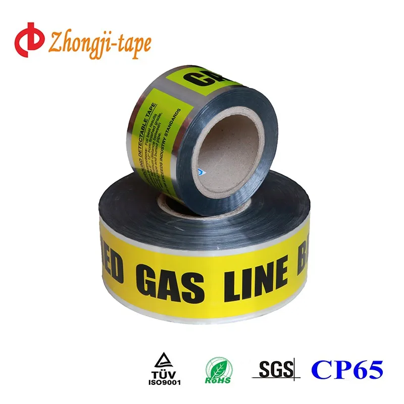 Underground Gas Line Detectable Marking Tape Buy Yellow Underground