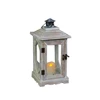 Indoor outdoor wooden holiday wedding metal lantern