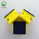 eco friendly kitchen cleaning dish sponge handle scouring pad holder heavy duty scrub sponge