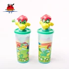 Most popular cartoon 400ml cheap pp promotion custom wholesale water kids plastic drinking cups