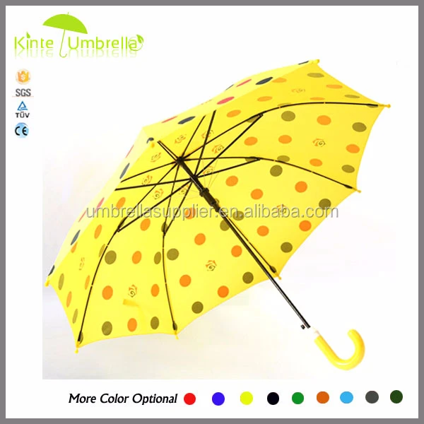 16 inch shangyu yellow color kids raincoats umbrellas