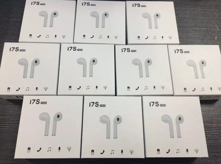 Tws I7S V5.0 A2DP Stereo Earphones Noise Cancelling Blue Tooth Headphone Wireless Earbuds For Amazon - ANKUX.COM
