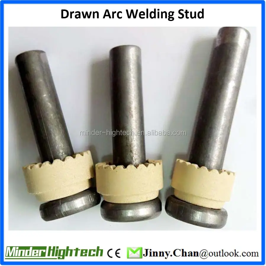 arc welding stud with ceramic ferrule shear stud for drawn arc