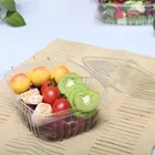 Disposable Takeaway 24Oz Plastic Smoothies Clamshell Salad Bowl
