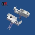 "H"type vertical blinds parts two pore carrier