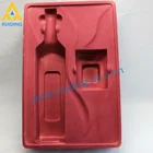 Wine Bottle food fruit cosmetic and electronic PS Plastic Flocking Trays packaging