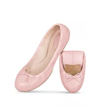 Wholesale Alibaba Women Ladies Nude Soft Split lady flat shoes