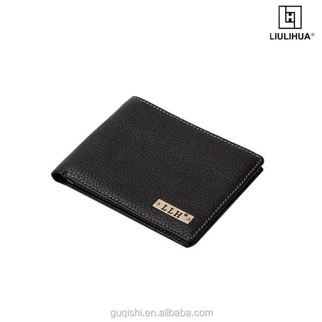liulihua brand name man wallet business short wallet men genuine