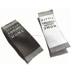 clothing center/loop fold cheap woven garment logo tag in apparel