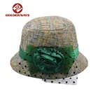 Custom wholesale elegant lady fascinator church hat