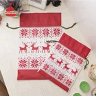 Huadefeng Promotion Gift Christmas Non Woven Bag String Bag With Ribbon