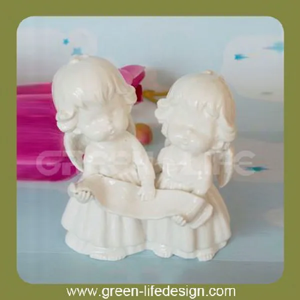 white ceramic baptism invitations gifts