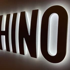 Hot sale 3d outdoor waterproof acrylic backlit led shop signage