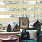 Cheap price sunscreen zebra blind hunting 100% polyester roller blinds fabric