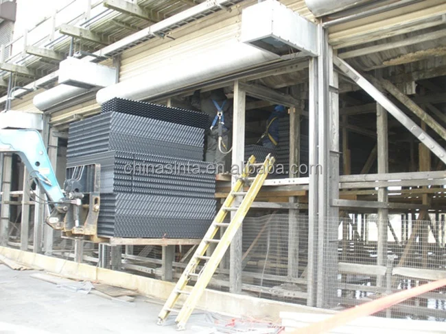 305mm*1830mm Cross flow cooling tower fill/PVC filler for cooling tower