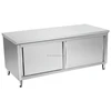 Stainless steel commercial kitchen restaurant counter cabinets