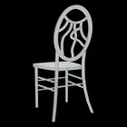 Wholesale dining stackable plastic resin clear hotel acrylic tiffany chair wedding