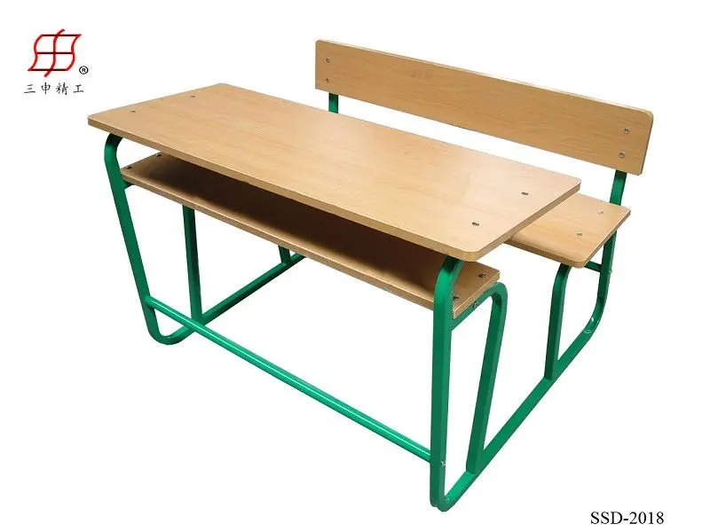 Wooden School Student Desk Double Seater Bench Buy Double Seater