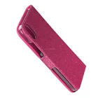 Diamond Bling Shiny Combo PC Slim Flip PU Leather Card Slot Case Girl Woman Using Phone Case for iPhone X/8/7 plus