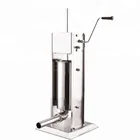 5L stainless steel mini sausage stuffer/ horizontal second hand sausage filler machine for sale sausage making machine