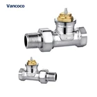 Vancoco YK101P Brass Radiator Valve radiator thermostatic valves Chinese Wholesales Manufacture