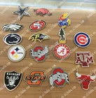 3d custom die cut self adhesive embossed metal sticker