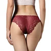1858 Sexy attractive full cover hipster briefs ladies' flower underwear girls lace panties wholesale