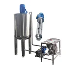 Food grade stainless steel making machine jacketed mixing tank for food soap shampoo juice