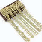 Embroidered Lace Trim for Gold Lace Trim Lace Ribbon Decorative Trim for Lolita Dress