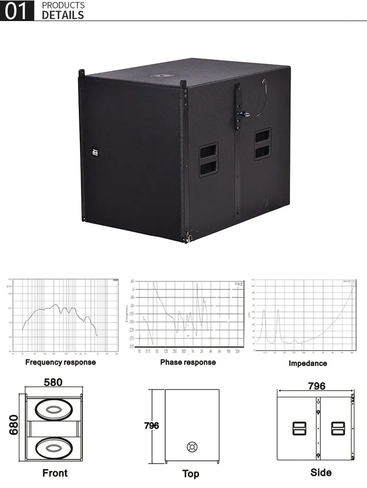 Zsound Diy Line Array Cabinet Line Array Cube Speaker View 15