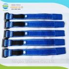 25mm*300mm Sport Wrist Band Hook And Loop Strap With Customized Rubber label