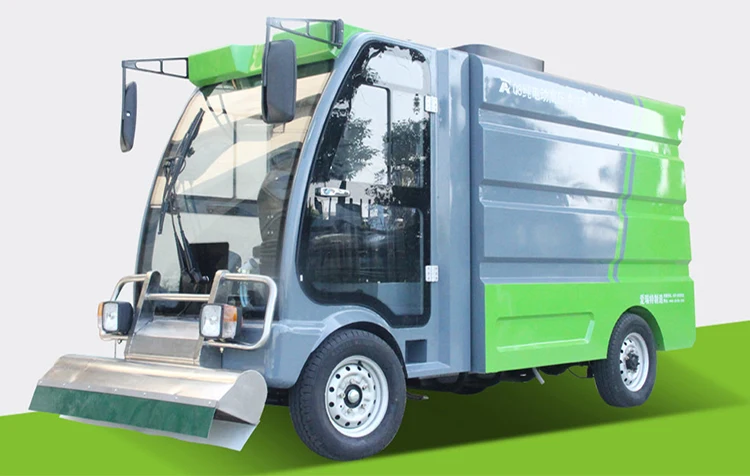 Pure electric garbage storage and transportation vehicle