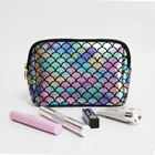 OEM new product beautiful design mermaid neoprene cosmetic bag