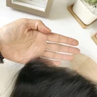 Indian Illusion 13x6 Wholesale Raw Hd Lace Frontal Super Thin Swiss Transparent Virgin Human Cuticle Aligned Hair