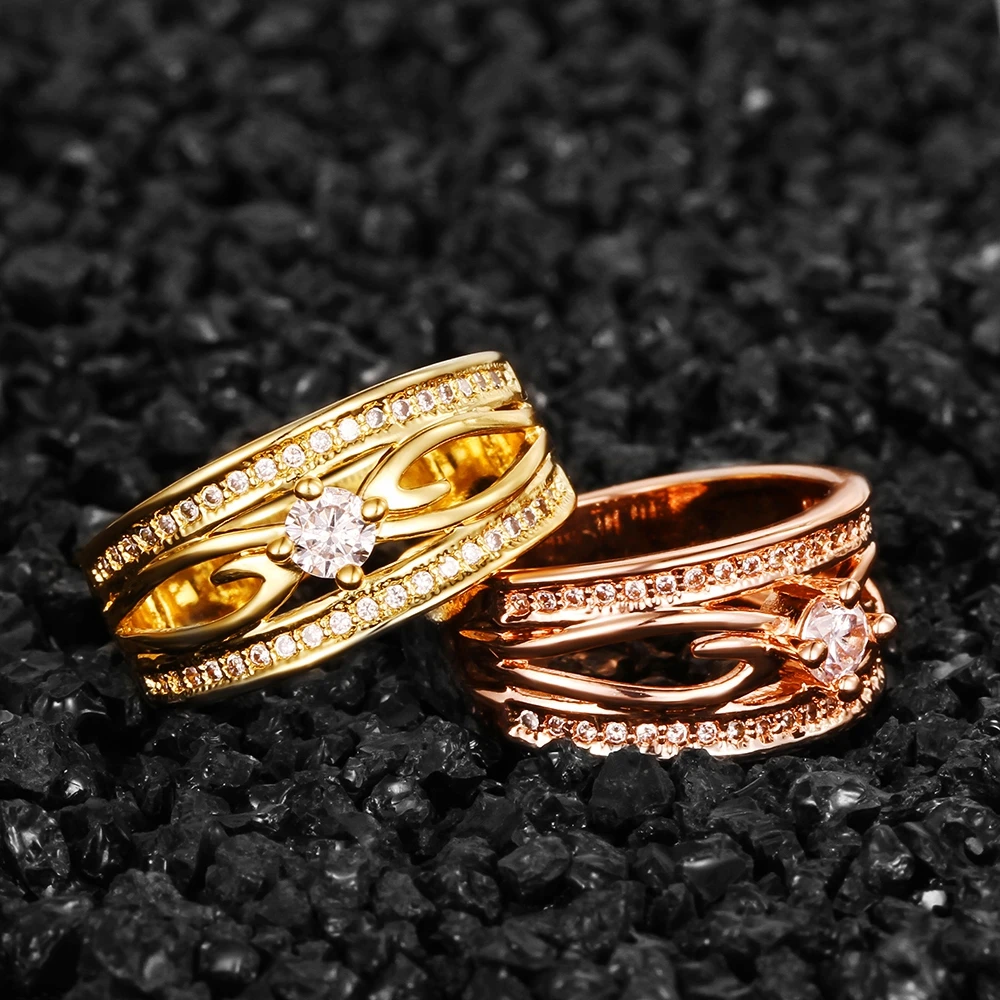 Fashion Latest Rose Gold Couple Rings For Engagement Tanishq Diamond