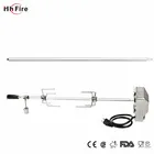 Heavy Duty Universal Grill Replacement Stainless Steel Electric Motor Hexagon Spit Rod Rotisserie Kit